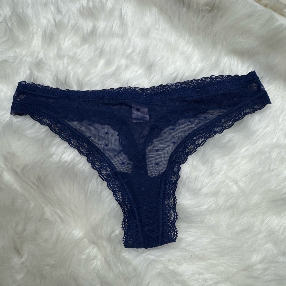 Rare Vintage Victorias Secret Navy Lace Women's Intimate